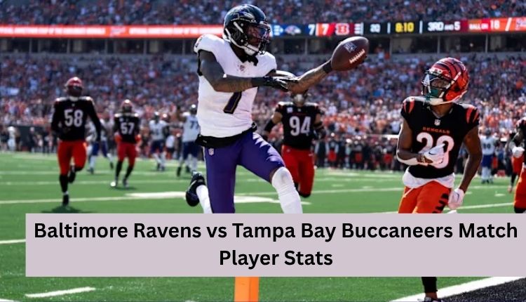 Baltimore Ravens vs Tampa Bay Buccaneers Match Player Stats