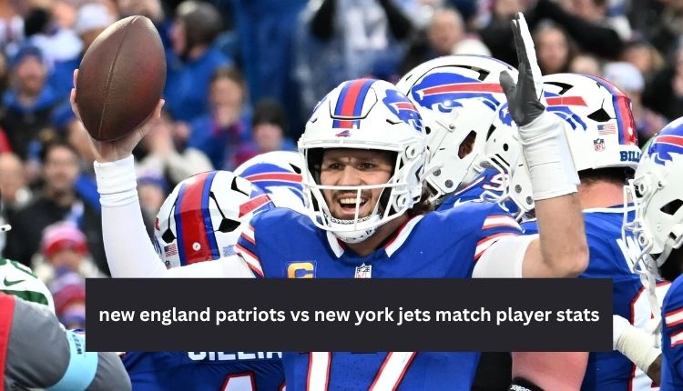 new england patriots vs new york jets match player stats