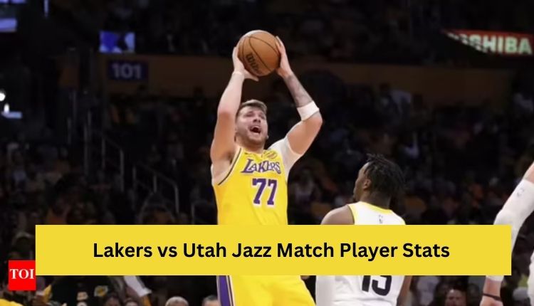 Lakers vs Utah Jazz Match Player Stats