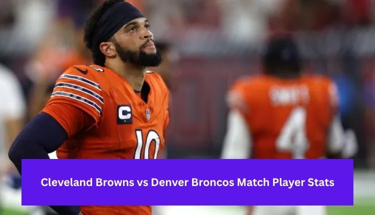 Chicago Bears vs Colts Match Player Stats