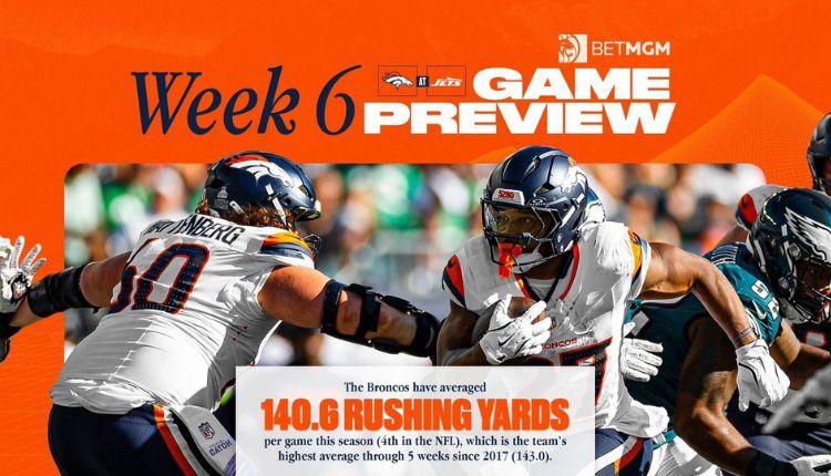 Denver Broncos vs New York Jets Match Player Stats