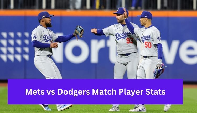 Mets vs Dodgers Match Player Stats