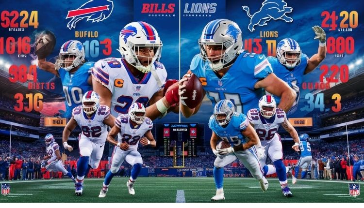 Buffalo Bills vs Detroit Lions Match Player Stats