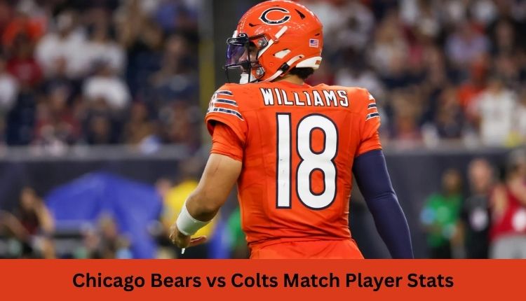 Chicago Bears vs Colts Match Player Stats